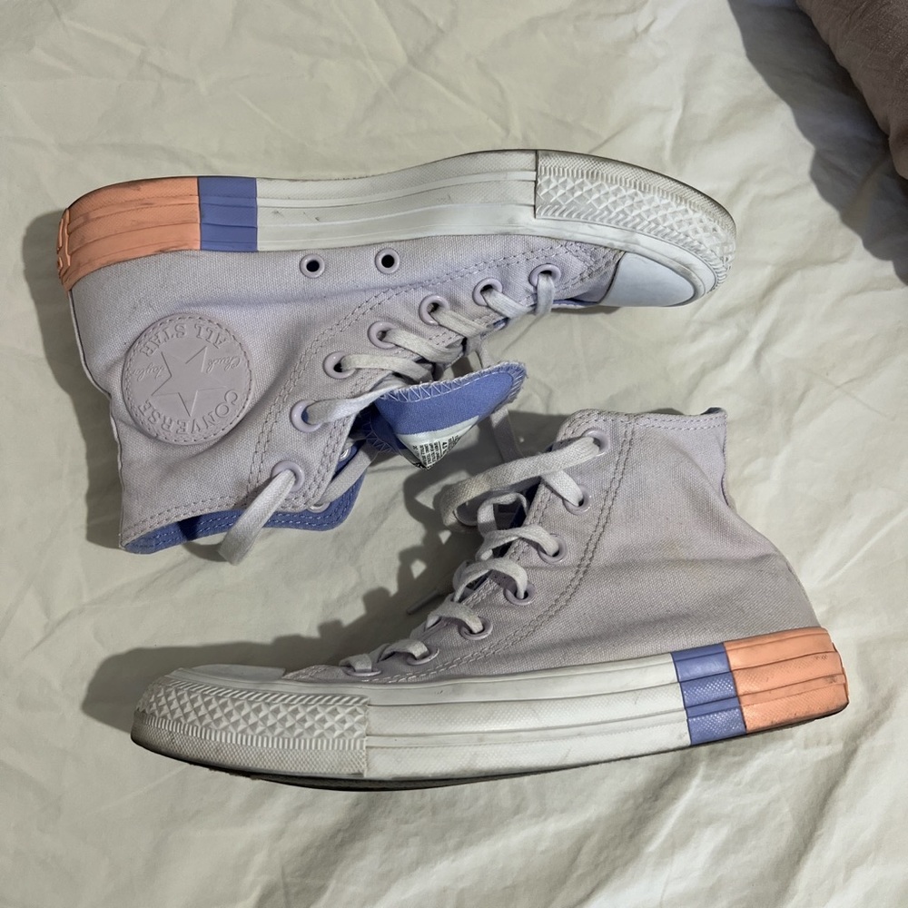 Lavender converse